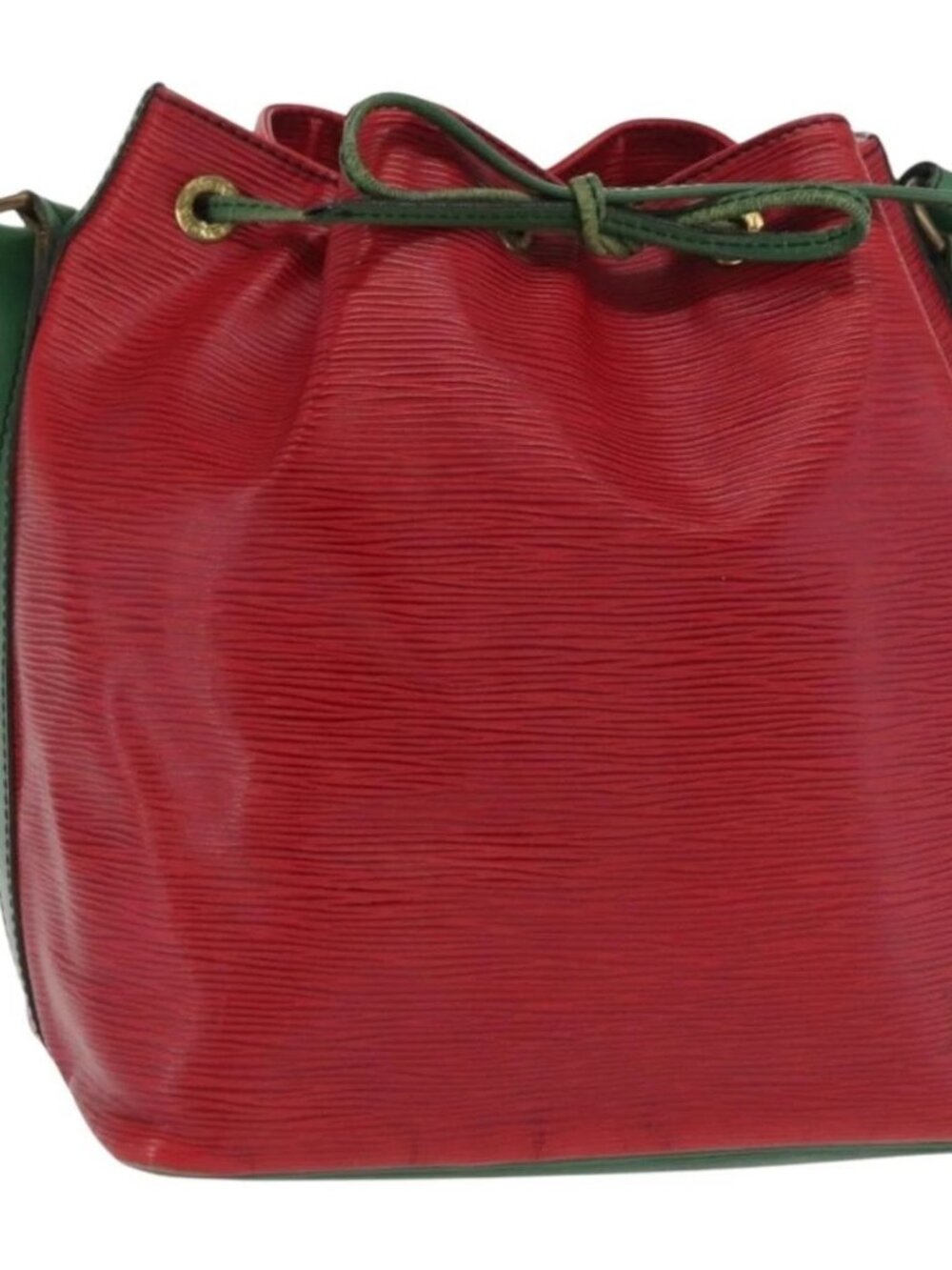LOUIS VUITTON Epi Petit Noe Shoulder Bag Bicolor Green Red LV Auth ka2062 - Picture 2 of 16